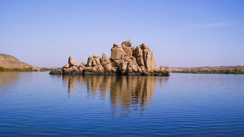 Some rock islands from Lake Nasser