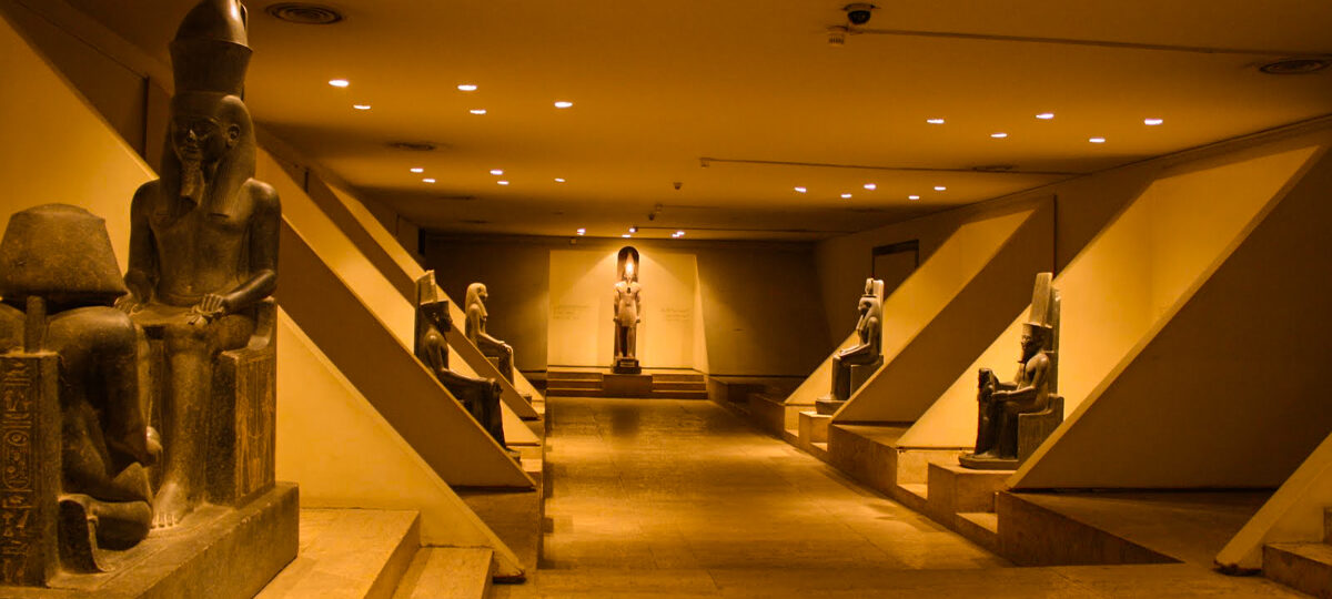 Picture from inside the Luxor Museum