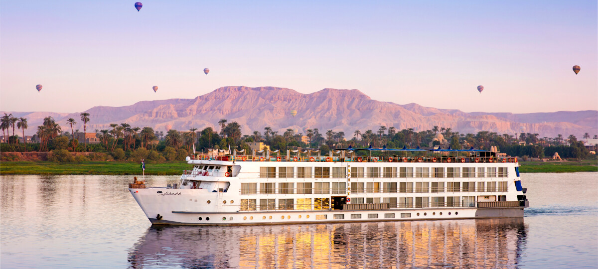 A snapshot of one of the wonderful cruises in the Nile River egypt