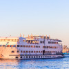 A wonderful Nile cruises at sunset egypt