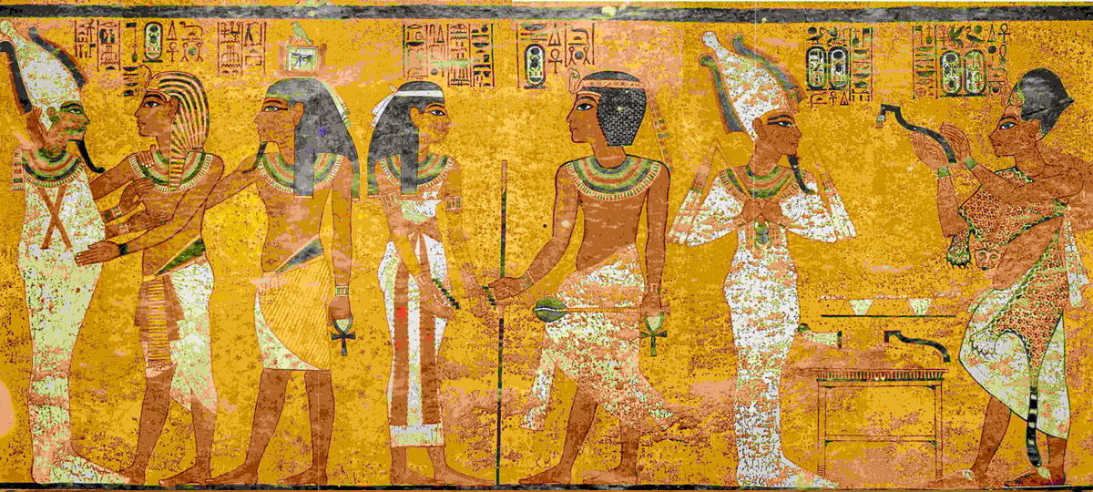Tomb of Tutankhamun: Unveiling Ancient Wonders in Egypt 6 Wonderful pictures of one of the murals of Tutankhamuns tomb